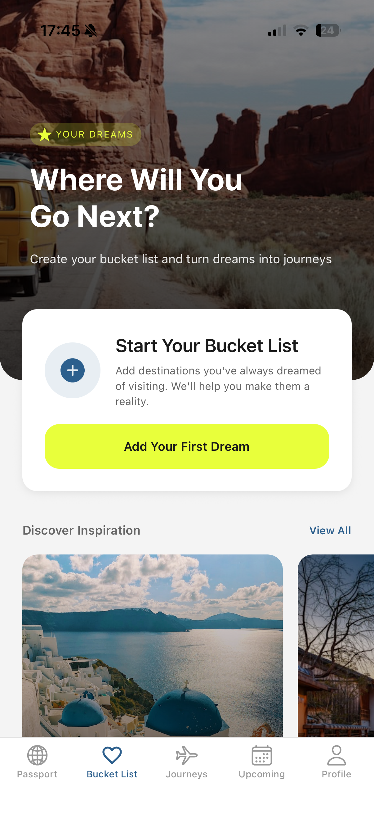 Dream Bucket Lists